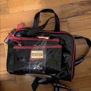Kenneth Cole reaction black and pink makeup bags